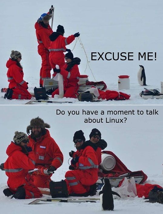 Tux talking
